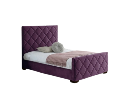 Twin Velvet Upholstered Bed Frame